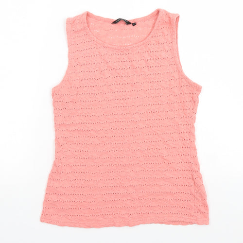 New Look Womens Pink   Basic Tank Size 8