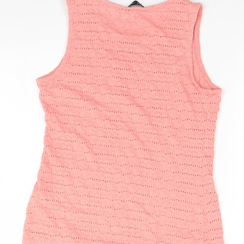 New Look Womens Pink   Basic Tank Size 8