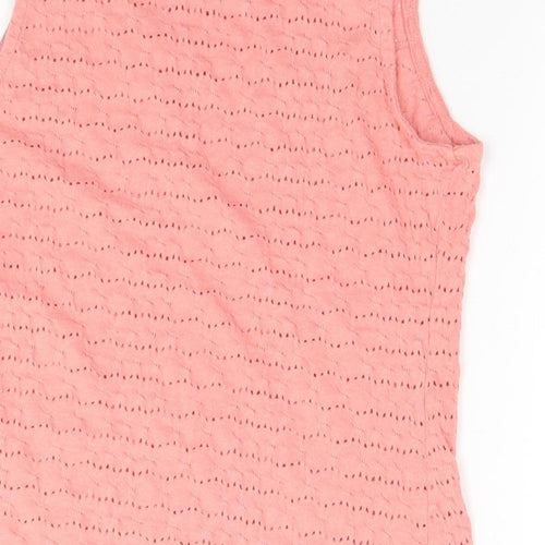 New Look Womens Pink   Basic Tank Size 8