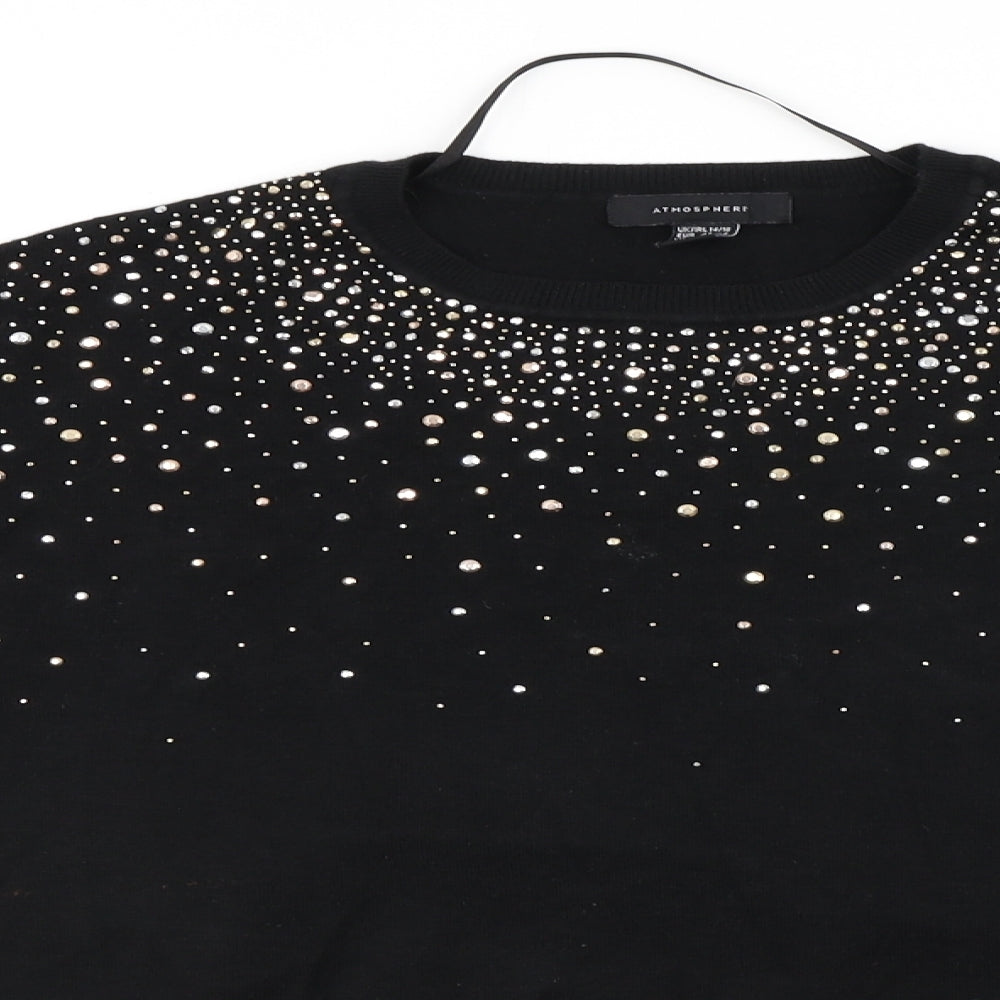 Atmosphere Womens Black   Pullover Jumper Size 16
