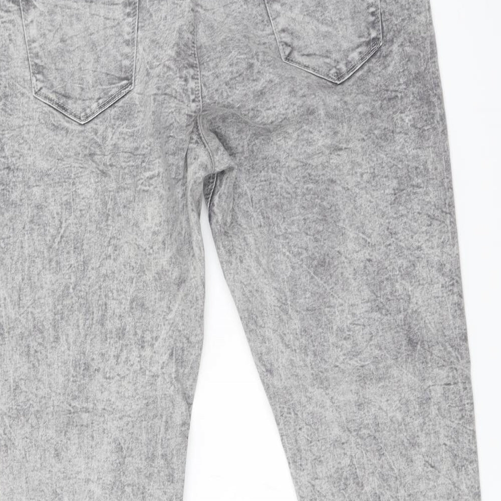 Denim &Co Womens Grey   Skinny Jeans Size 18 L28 in