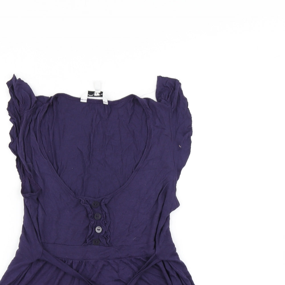 New Look Womens Purple   Basic Blouse Size 14