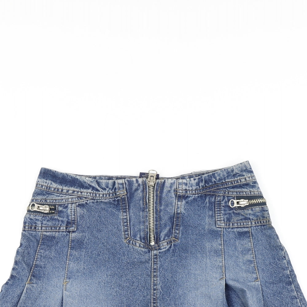 Soeur Womens Blue   Mini Skirt Size L