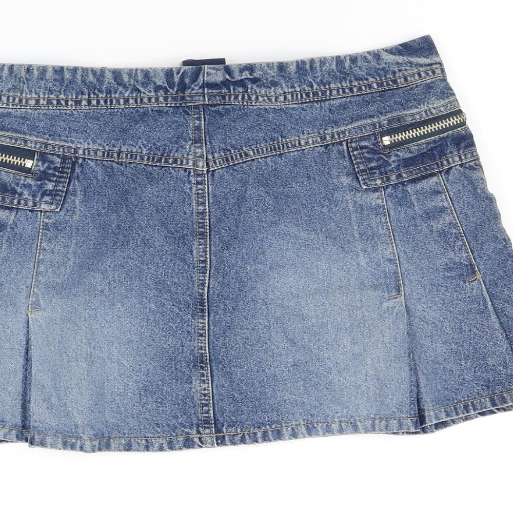 Soeur Womens Blue   Mini Skirt Size L