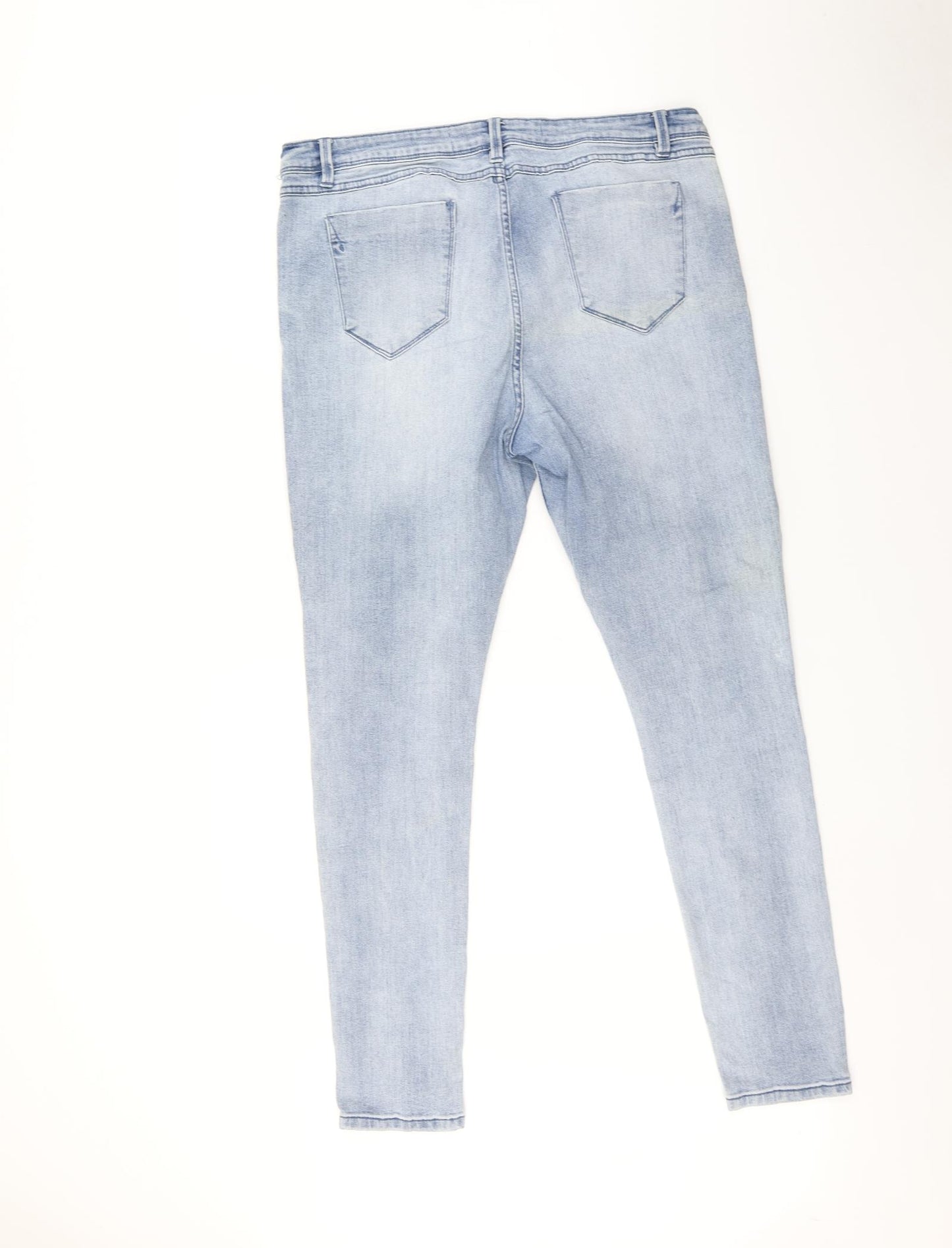 Primark Womens Blue   Skinny Jeans Size 18 L30 in