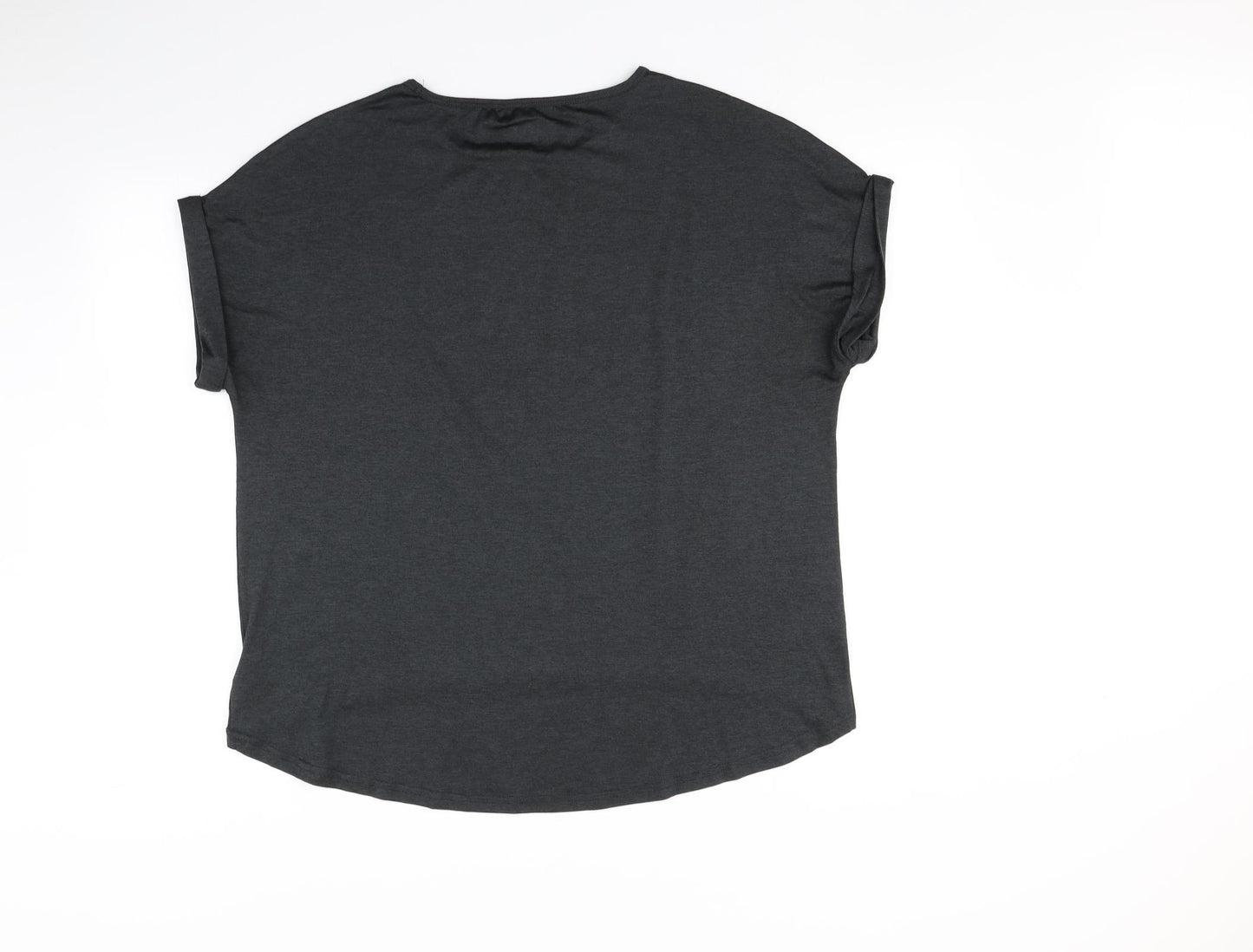 USA Pro Womens Grey   Basic T-Shirt Size 16