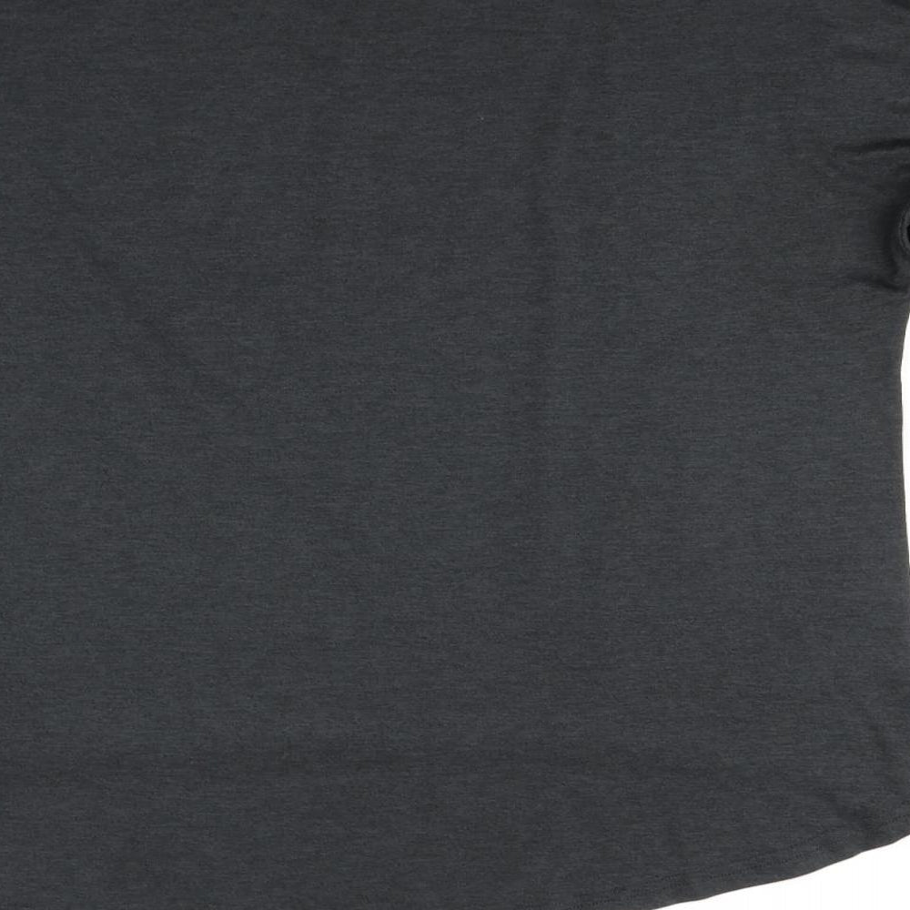 USA Pro Womens Grey   Basic T-Shirt Size 16