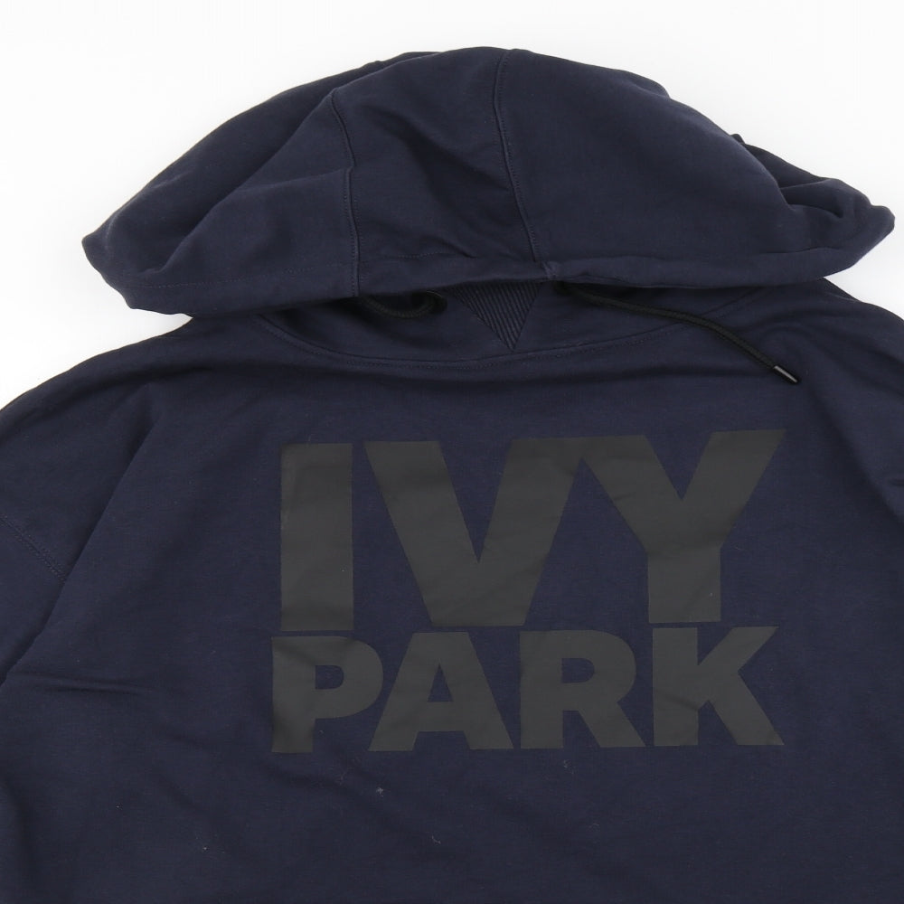 IVY PARK Womens Blue   Pullover Hoodie Size L