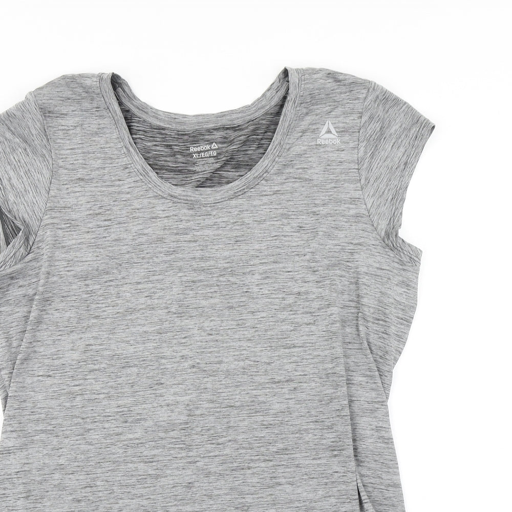 Reebok Womens Grey   Basic T-Shirt Size XL