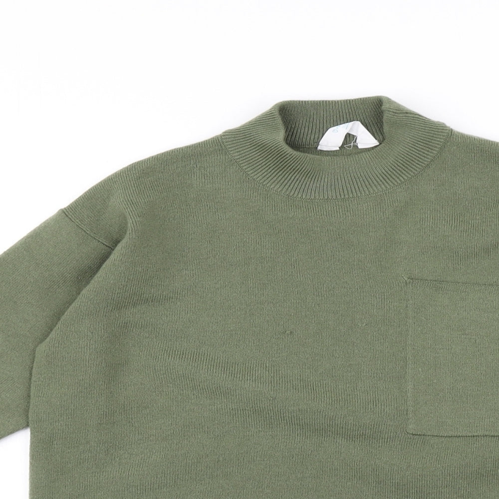 Primark Girls Green   Pullover Jumper Size 11-12 Years