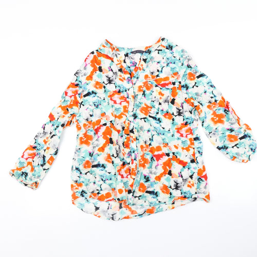 Marks and Spencer Womens Multicoloured Floral  Basic Blouse Size 16