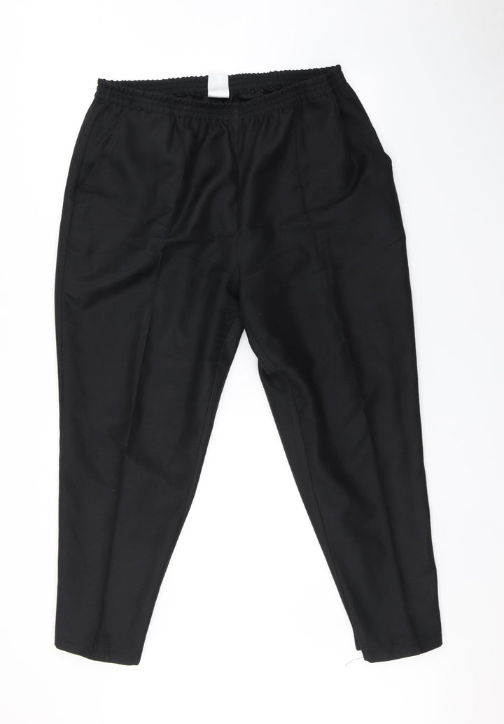 Damart Womens Black   Trousers  Size 20 L28 in