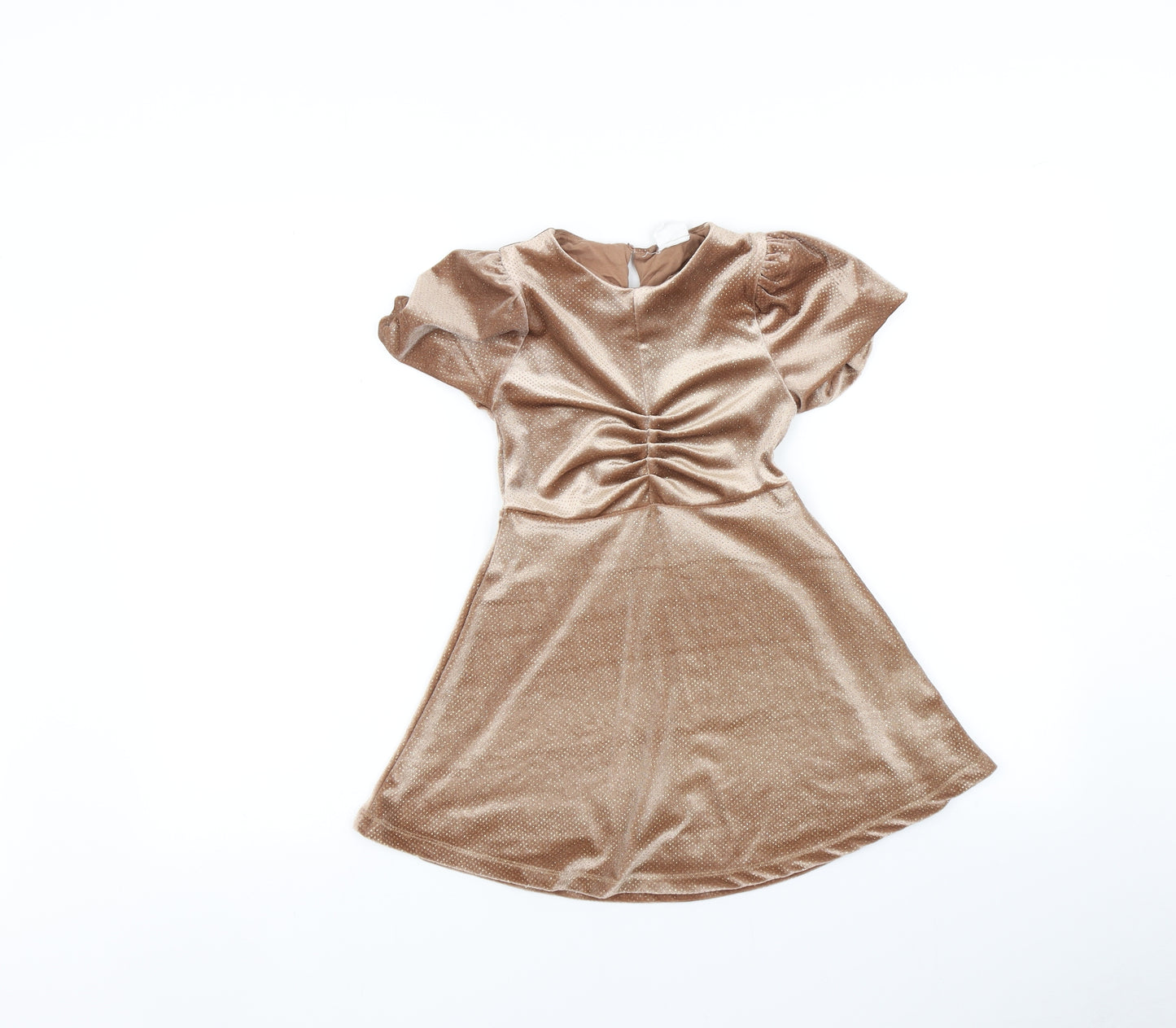 Zara Girls Brown   Fit & Flare  Size 7 Years