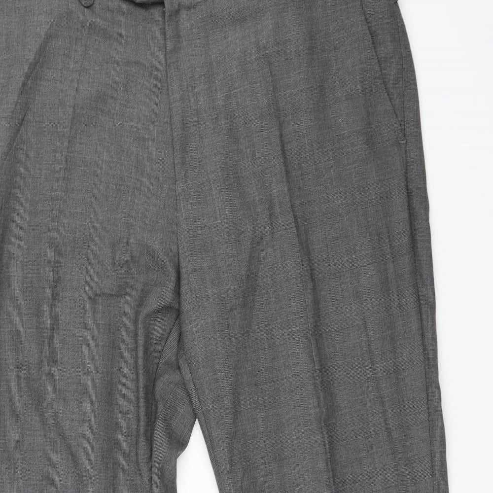 Jeff Banks Mens Grey   Trousers  Size 38 in L30 in