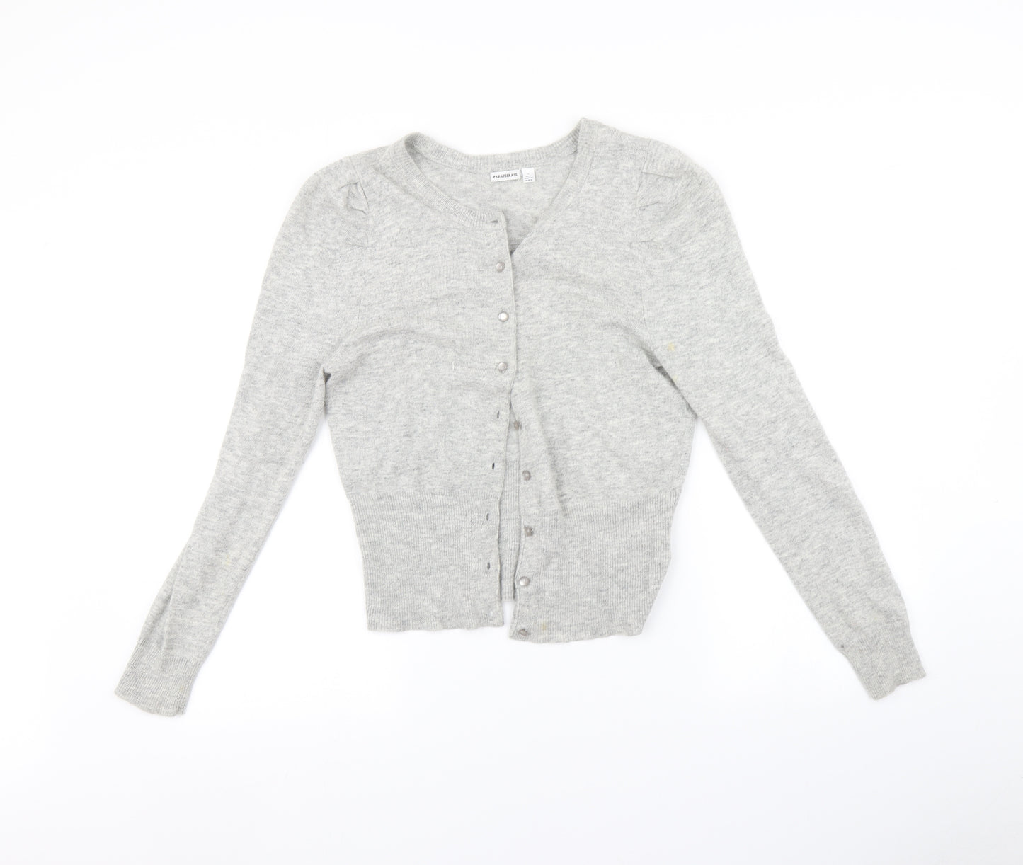 Paraphrase Womens Grey   Cardigan Jumper Size L