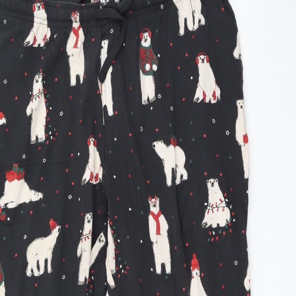 Marks and Spencer Womens Multicoloured    Pyjama Pants Size XL  - Polar bear christmas