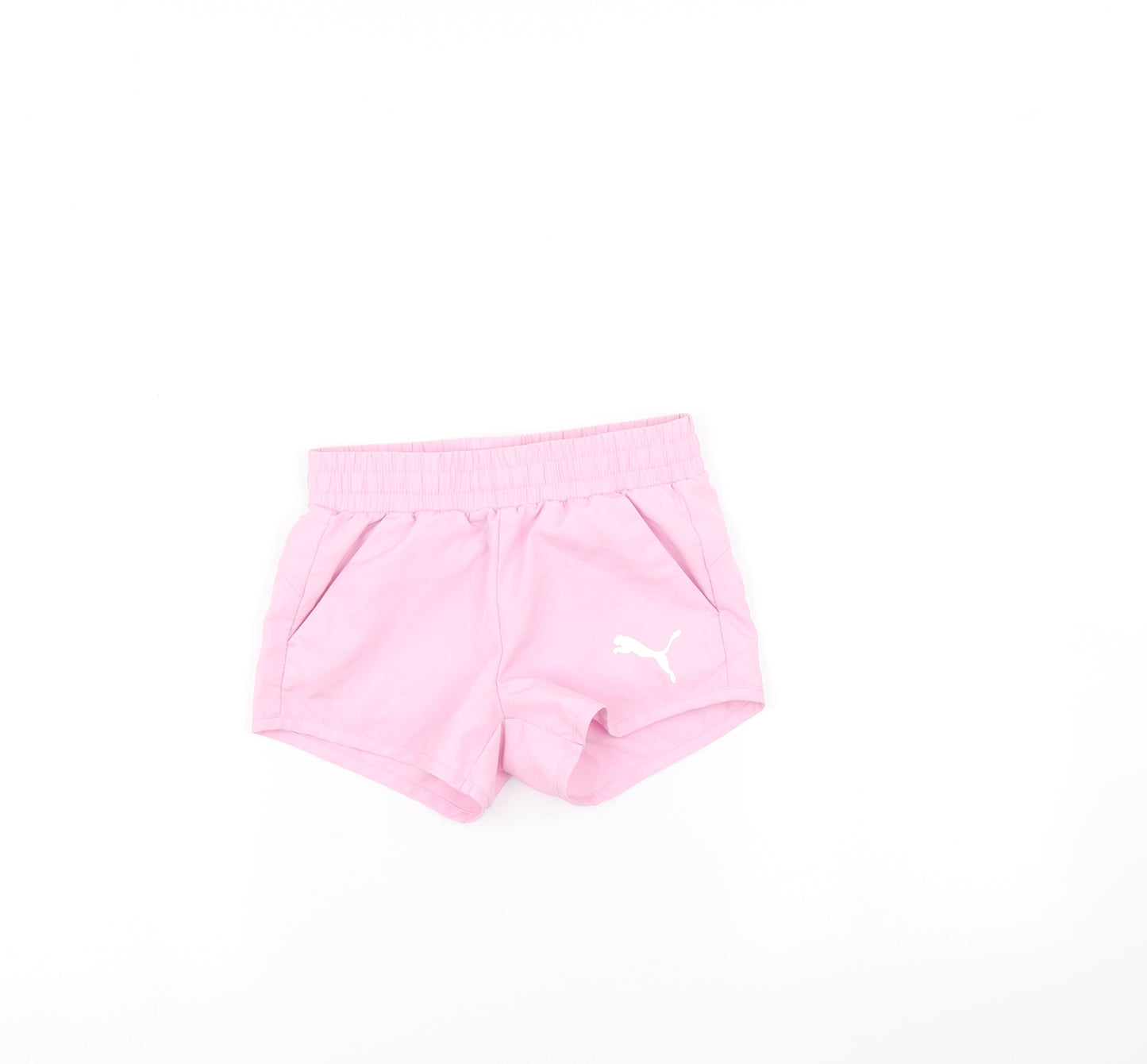 PUMA Girls Pink   Sweat Shorts Size 7-8 Years