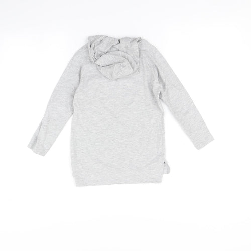 Matalan Girls Grey   Pullover Hoodie Size 6-7 Years
