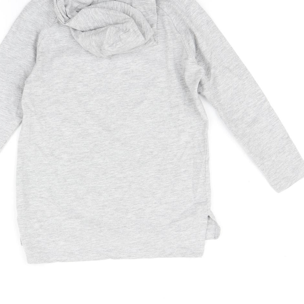 Matalan Girls Grey   Pullover Hoodie Size 6-7 Years