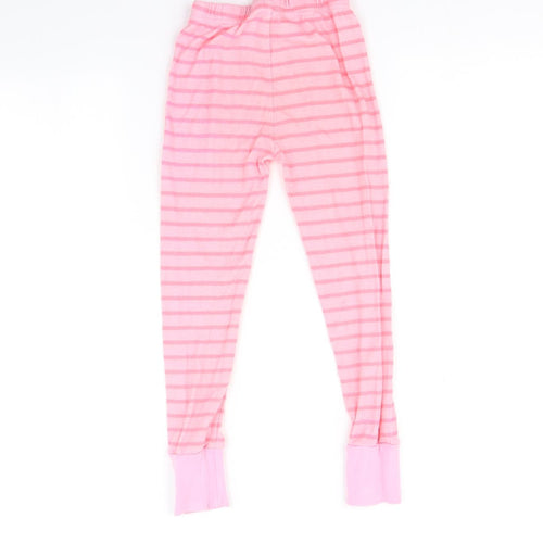 BigKosh Girls Pink Striped  Jegging Trousers Size 6 Years - leggings