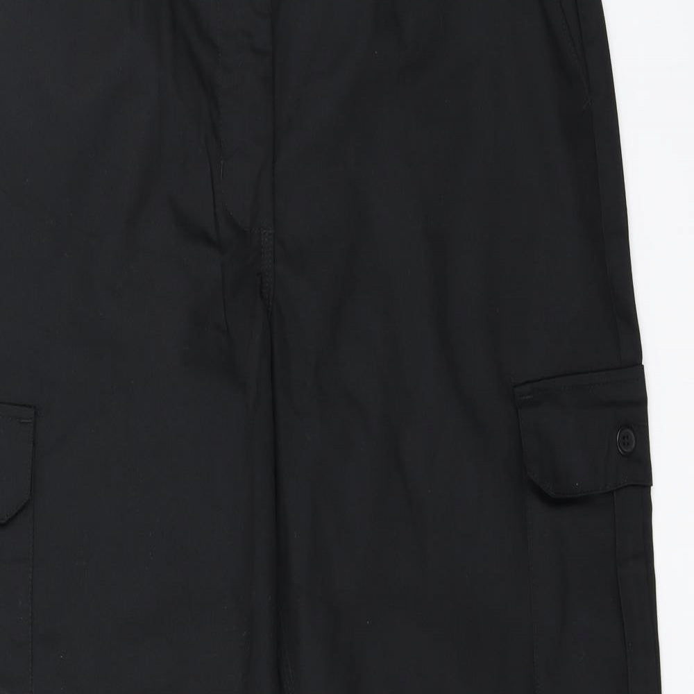 Black Knight Womens Black   Trousers  Size 14 L30 in