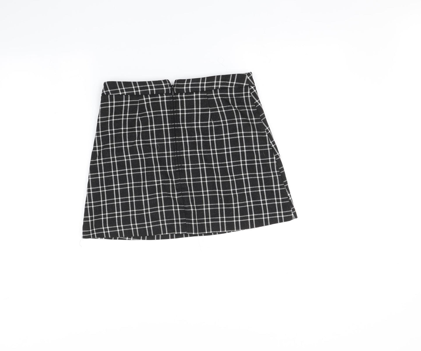 Cooperative Womens Grey Check  Mini Skirt Size S