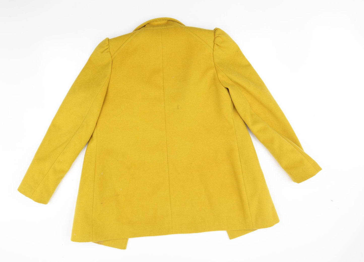 F&F Womens Yellow   Overcoat Coat Size 12