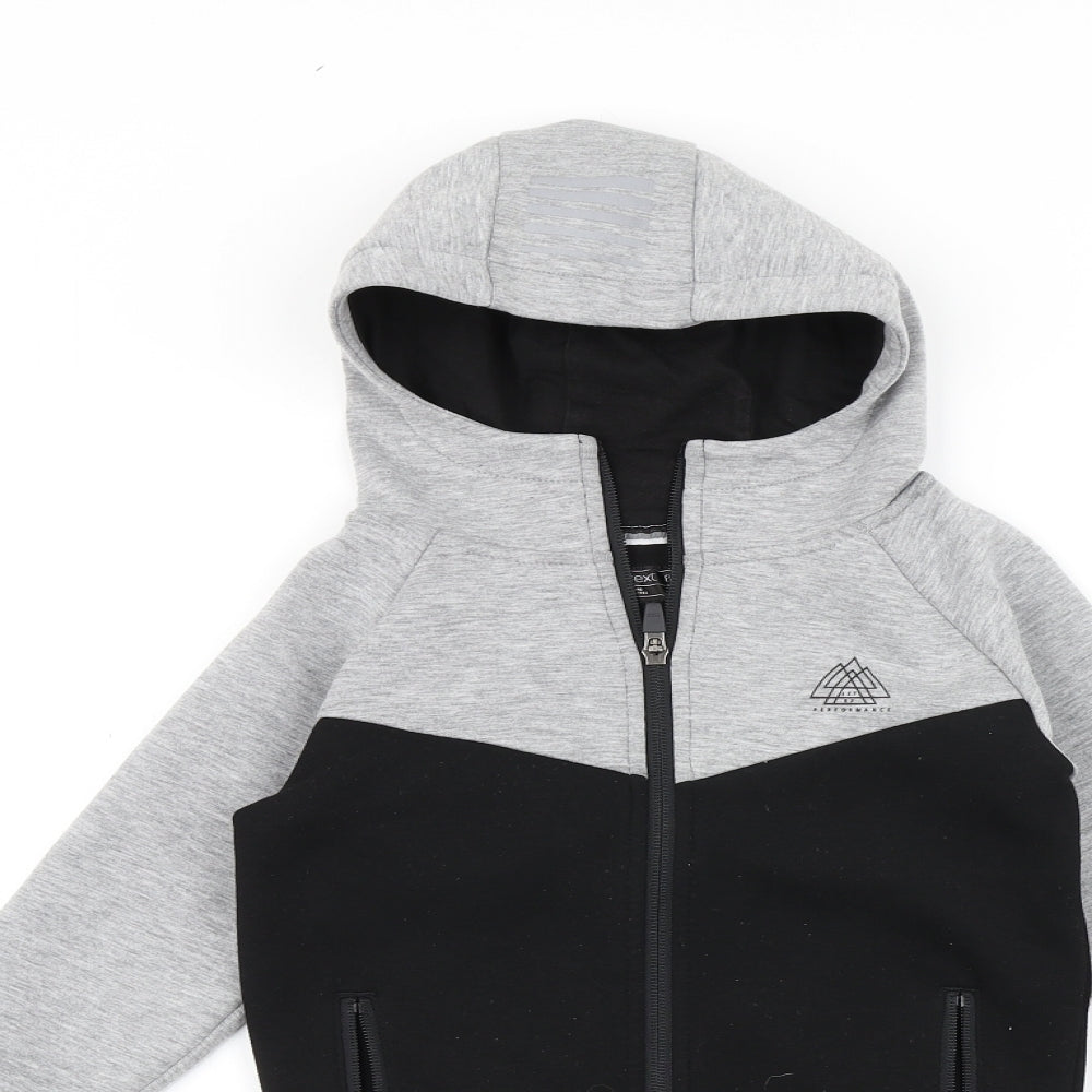 NEXT Boys Grey   Full Zip Hoodie Size 5 Years