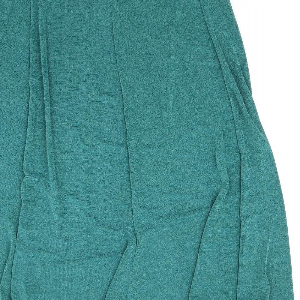 Preworn Womens Blue   A-Line Skirt Size M