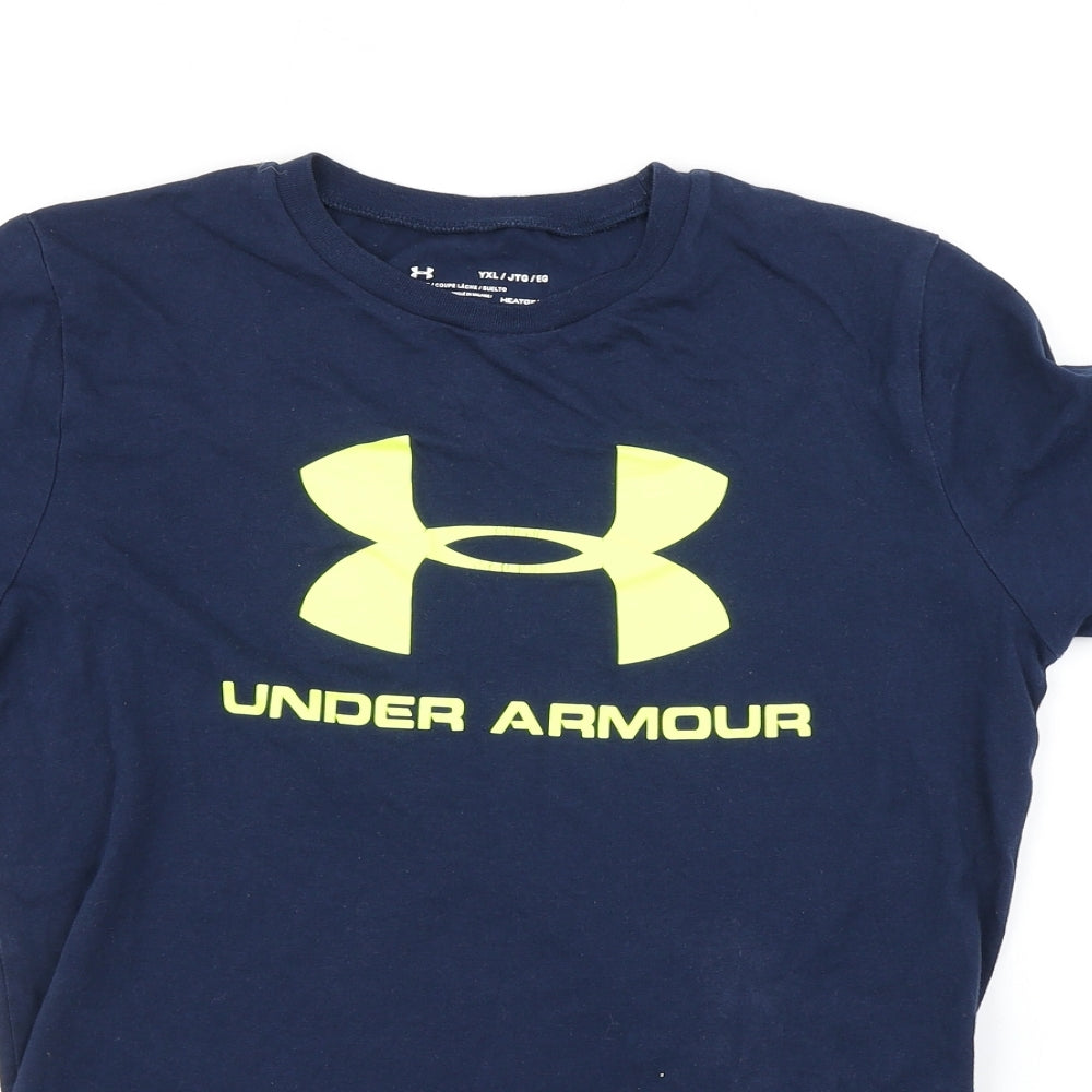 Under armour Boys Blue   Basic T-Shirt Size 15-16 Years