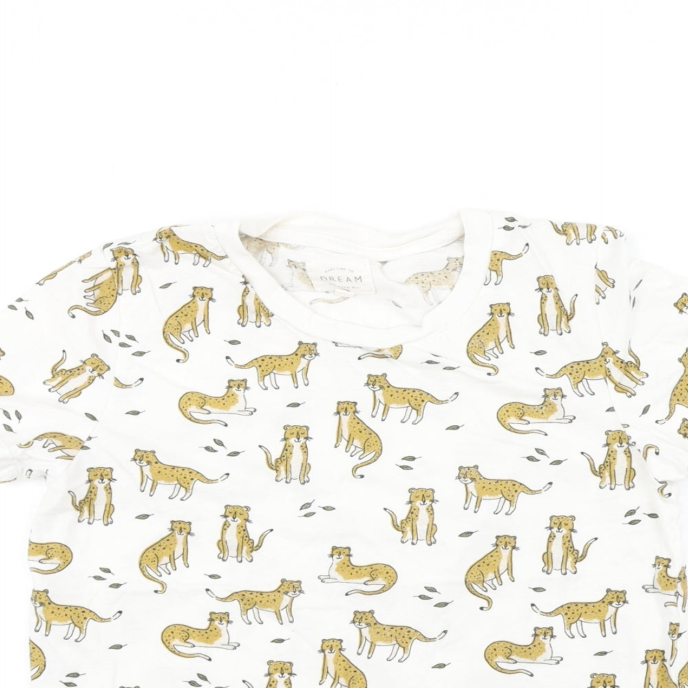 Marks and Spencer Womens Multicoloured    Pyjama Top Size S  - Tiger print