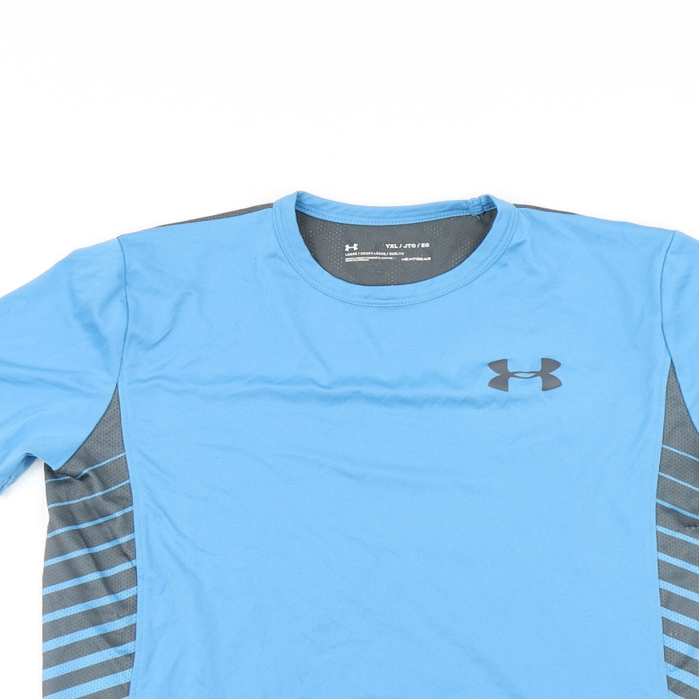 Under armour Boys Blue   Basic T-Shirt Size 13 Years