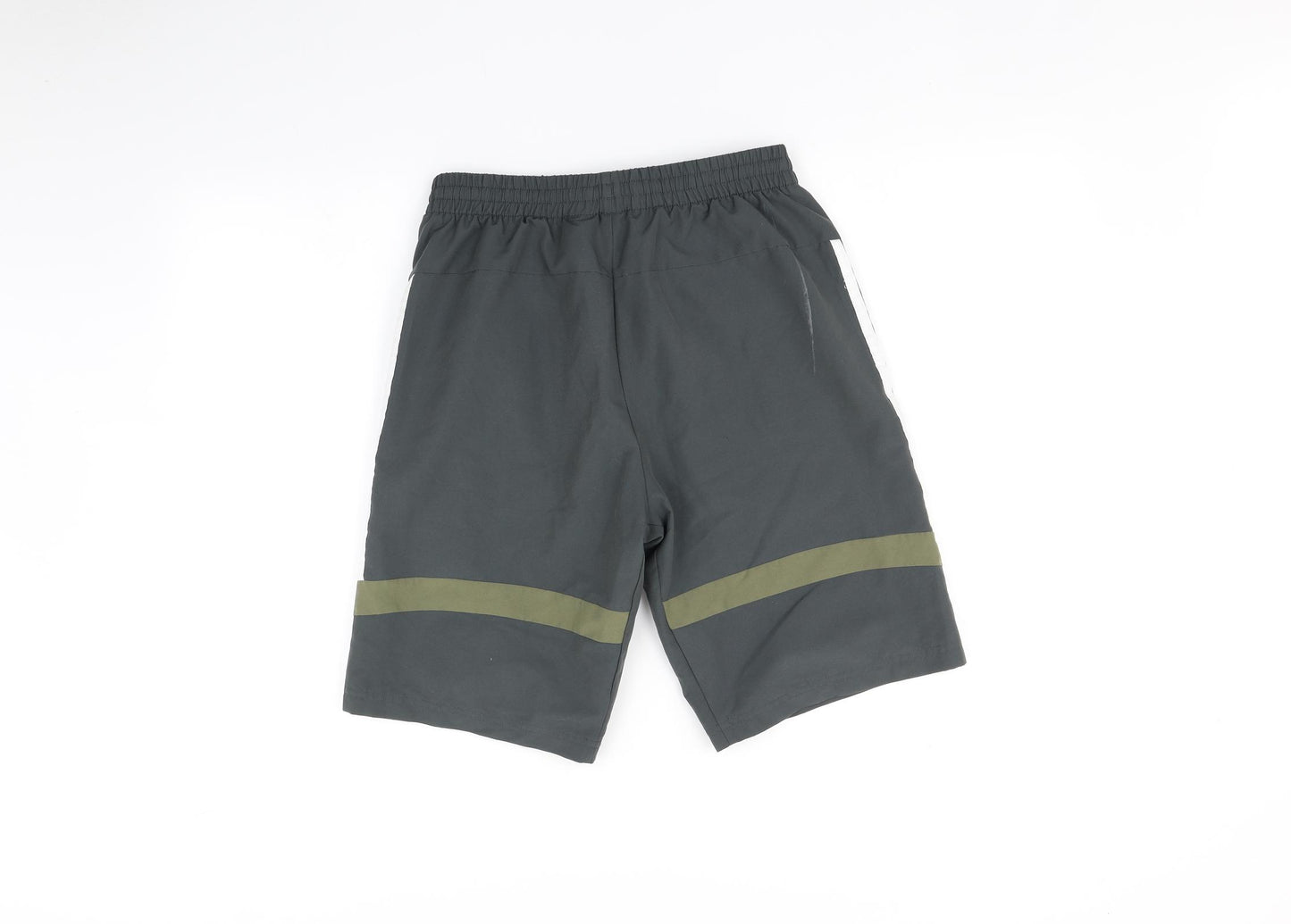 adidas Boys Green   Sweat Shorts Size 13-14 Years