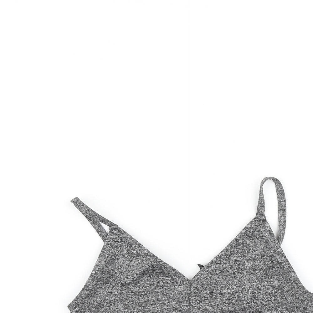 H&M Womens Grey   Basic T-Shirt Size S  - Bralette