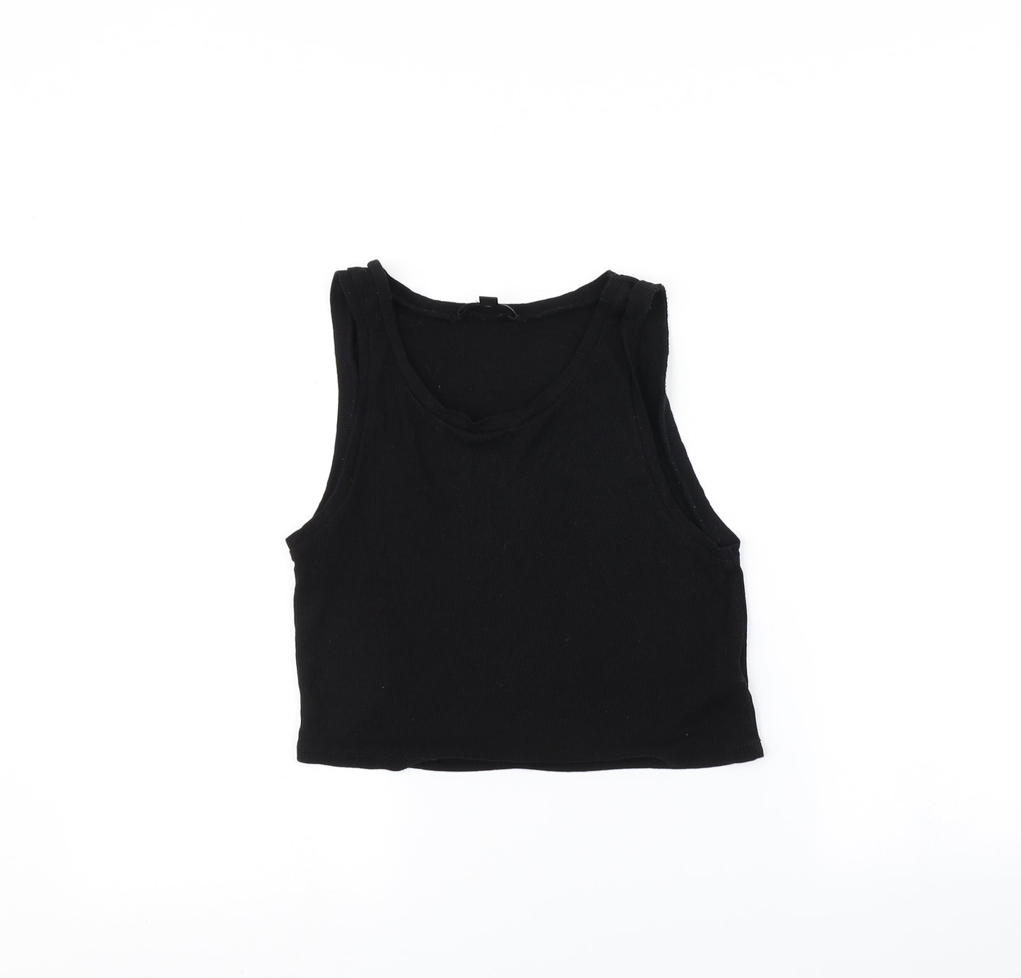 Missguided Womens Black   Basic T-Shirt Size 14