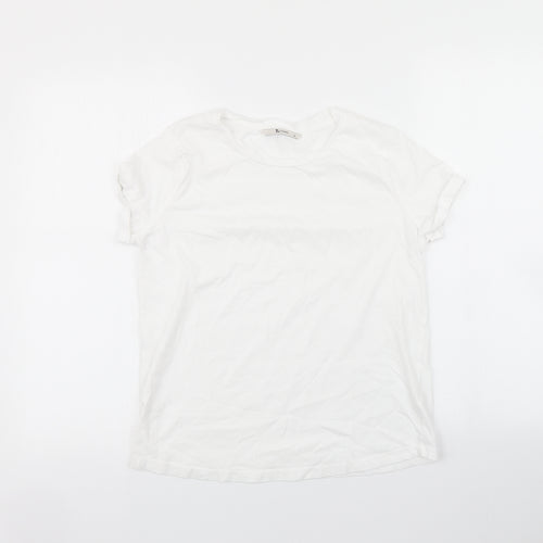 TU Womens White   Basic T-Shirt Size 10