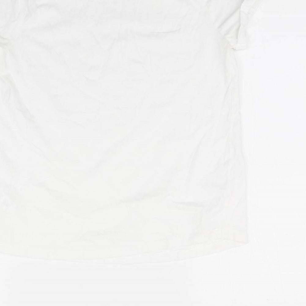 TU Womens White   Basic T-Shirt Size 10