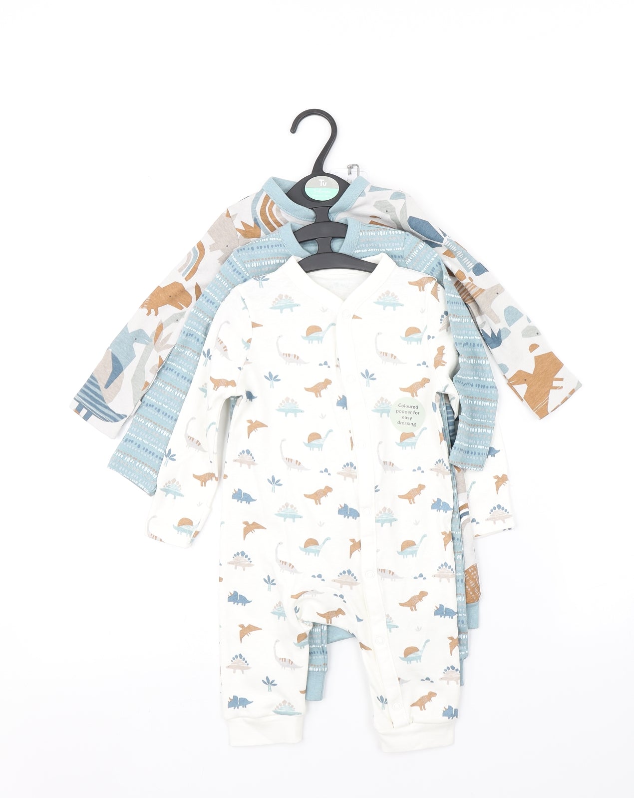 TU Baby Multicoloured   Babygrow One-Piece Size 3-6 Months