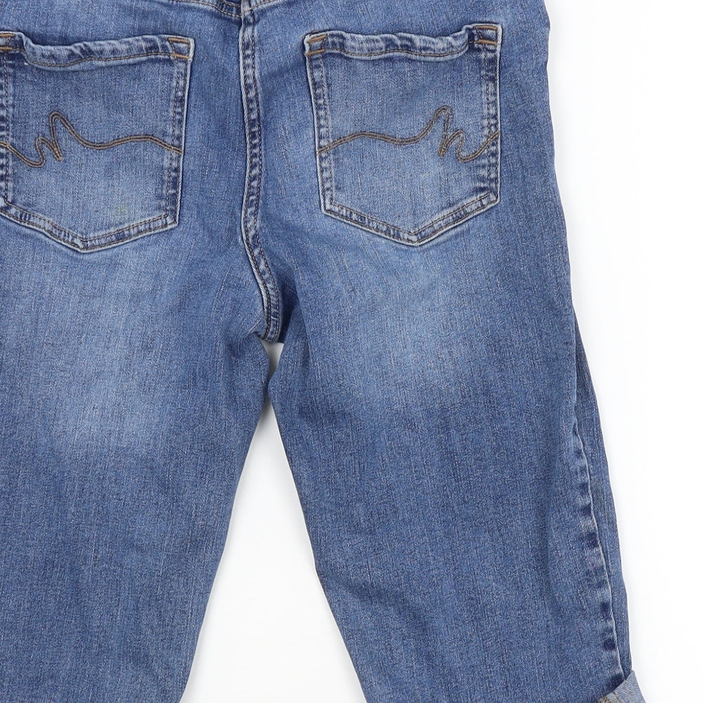 NEXT Womens Blue   Cut-Off Shorts Size 10