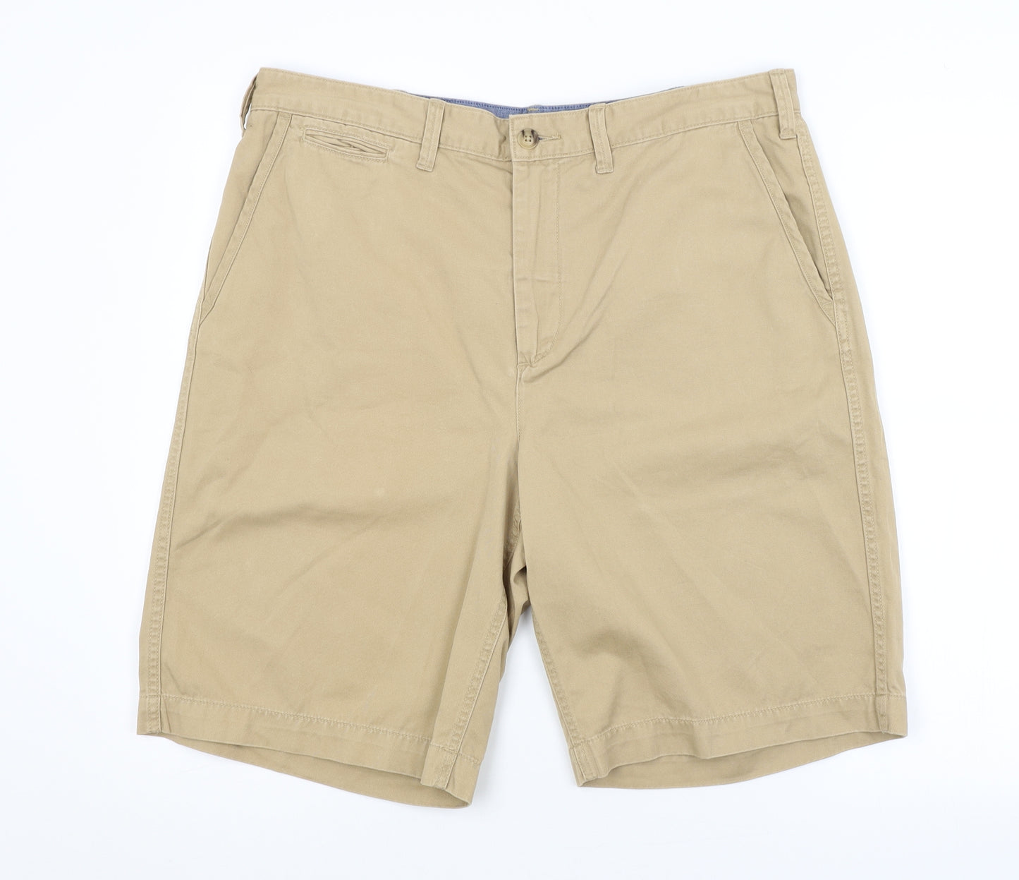 Ralph Lauren Mens Beige   Chino Shorts Size 34 in