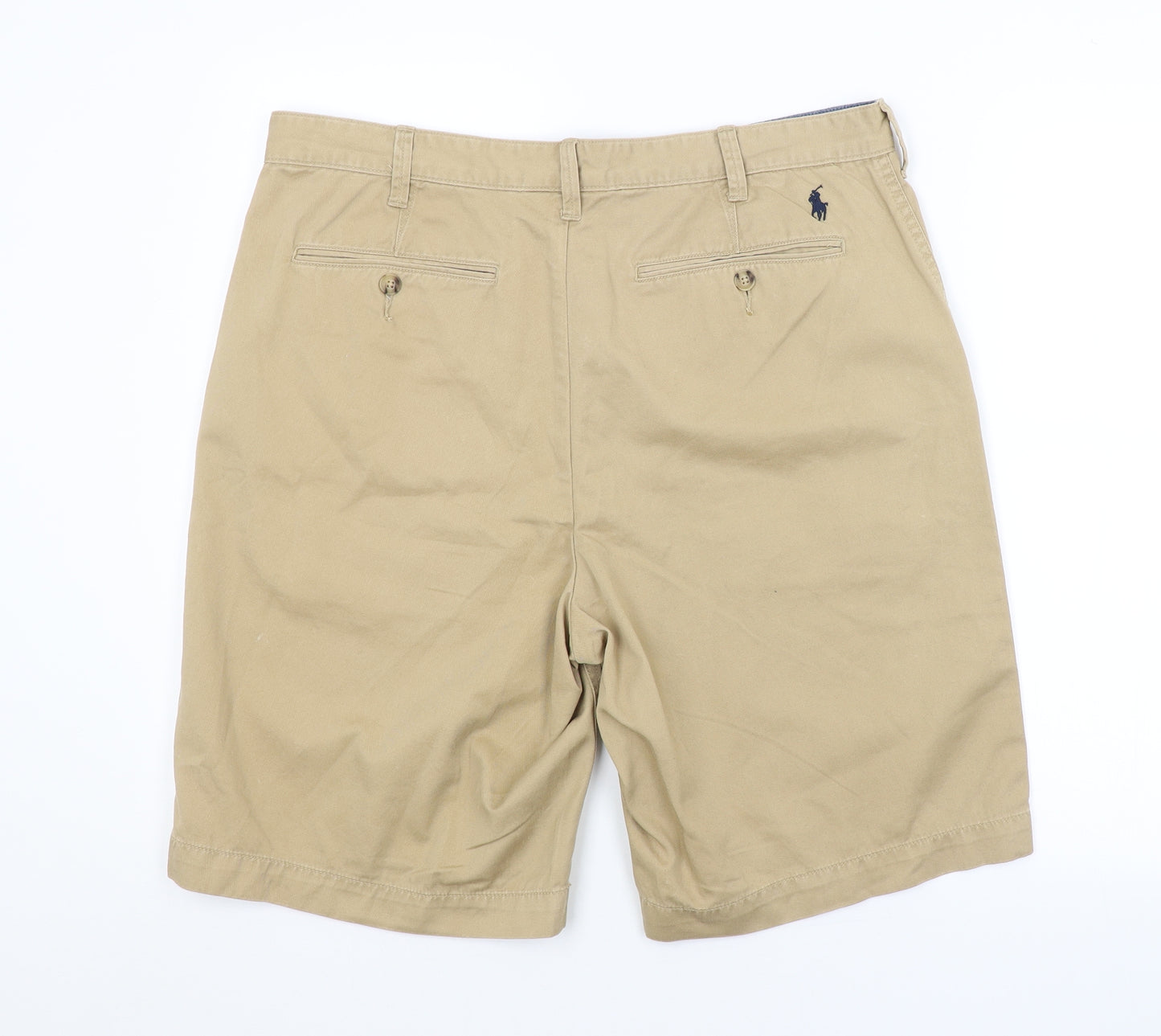 Ralph Lauren Mens Beige   Chino Shorts Size 34 in