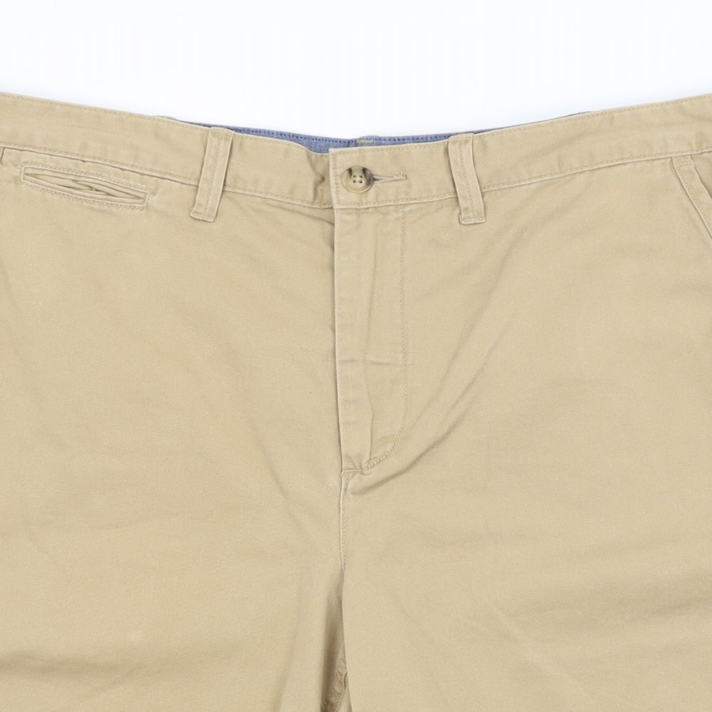Ralph Lauren Mens Beige   Chino Shorts Size 34 in