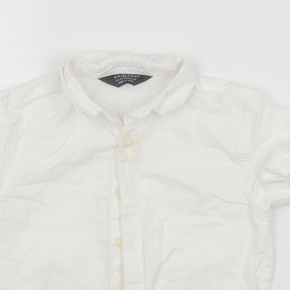 Primark Baby White   Basic Button-Up Size 18-24 Months
