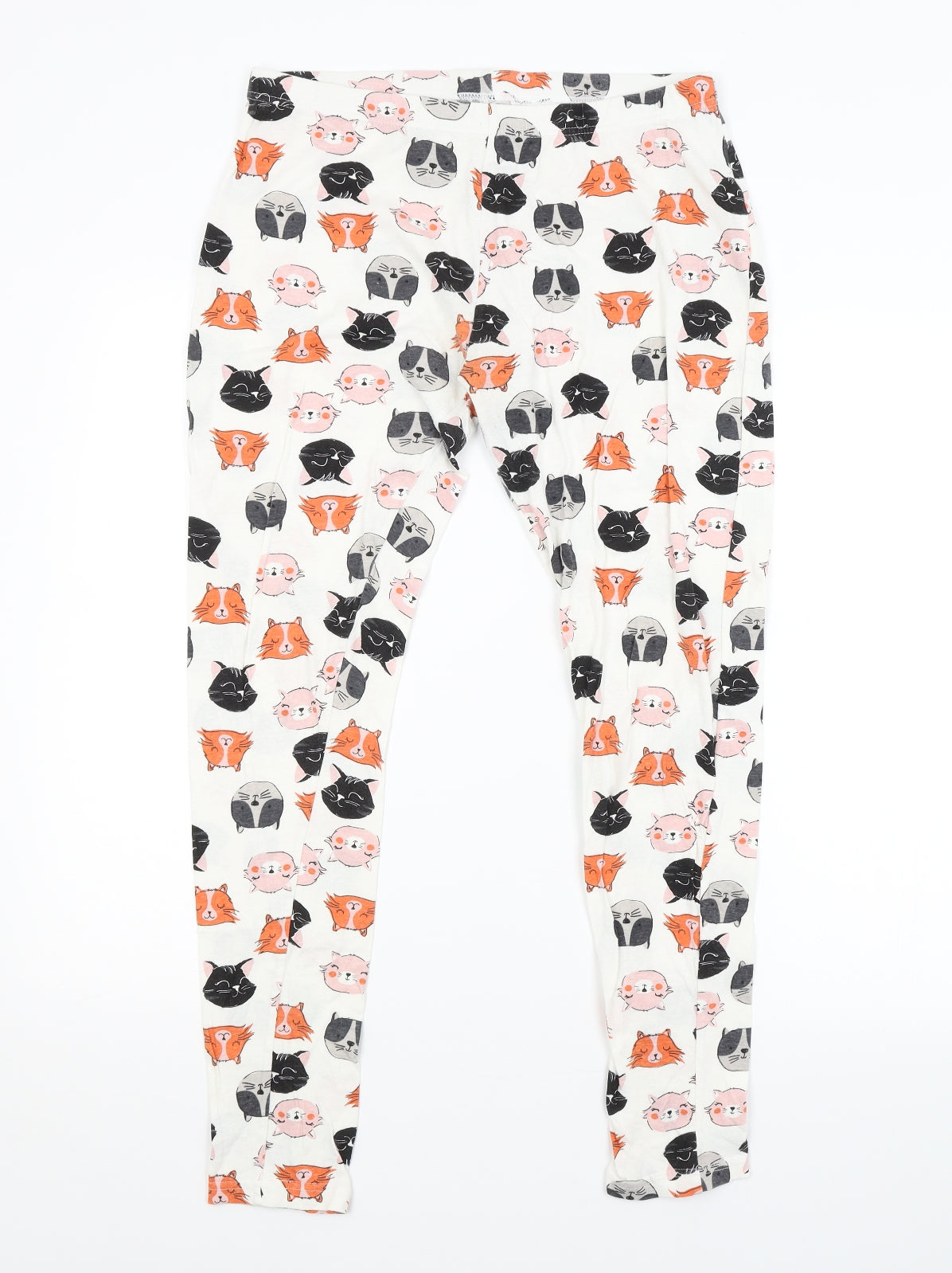 Avon Womens White Animal Print   Pyjama Pants Size 12