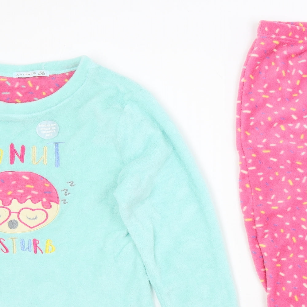 JUST LIKE YOU Womens Multicoloured Solid   Pyjama Set Size 8