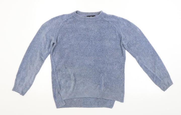 F&F Womens Blue Pullover Jumper Size 8