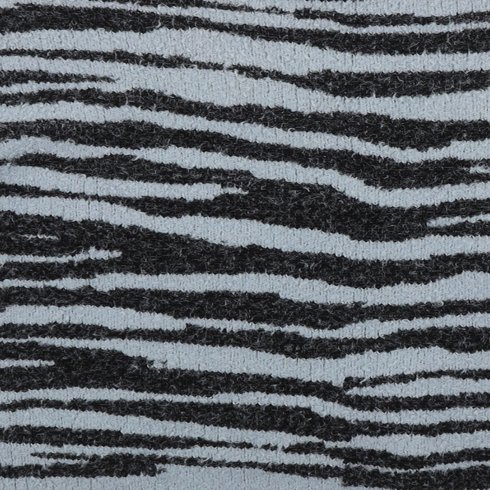 River Island Womens Blue Animal Print  Pullover Jumper Size 10