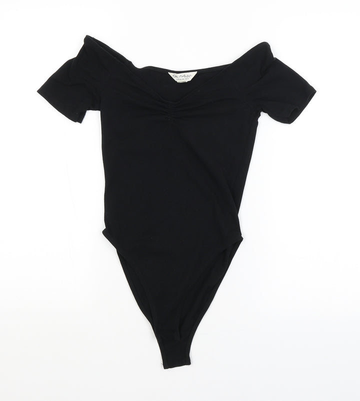 Miss Selfridge Womens Black Unitard One-Piece Size 10