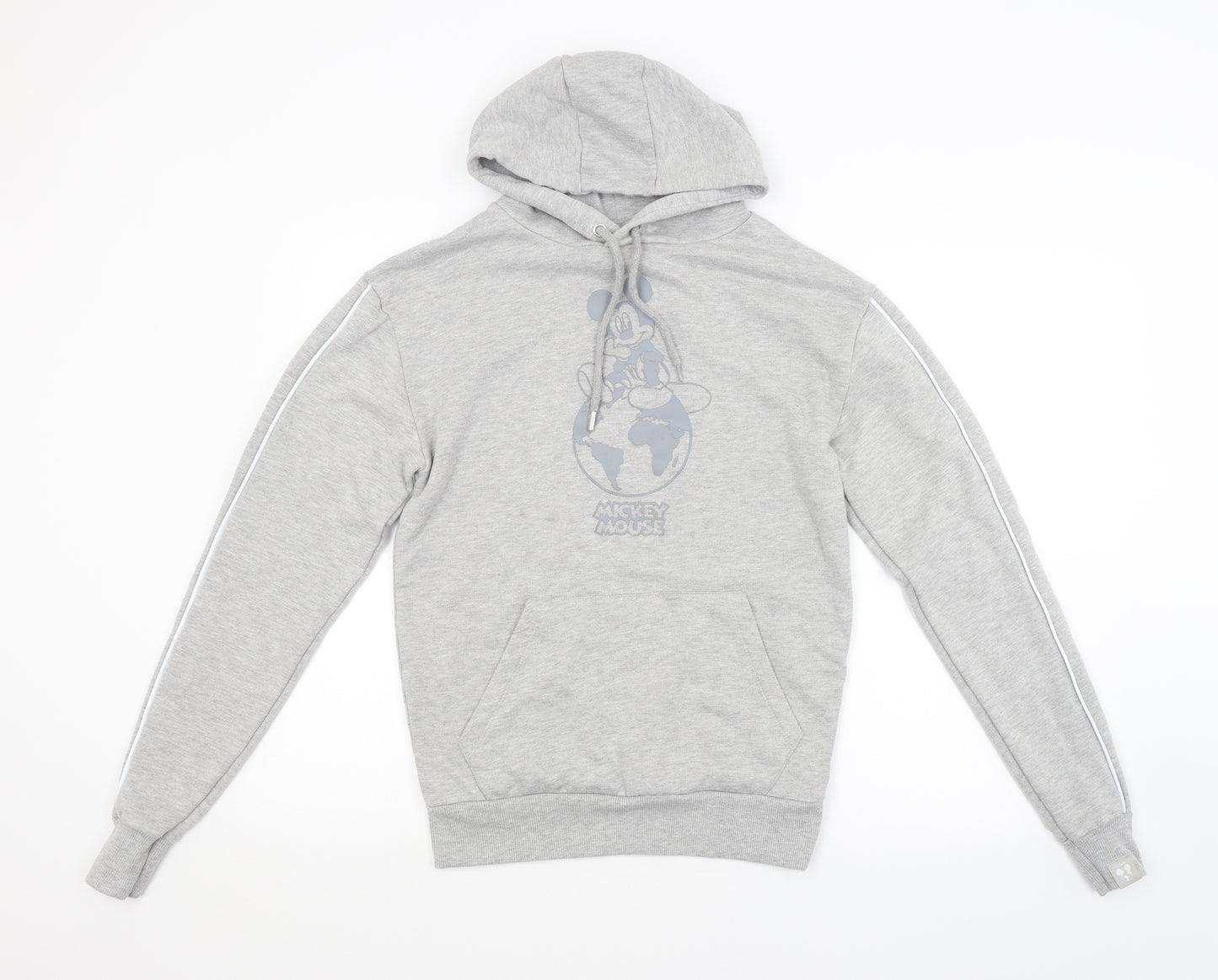 Primark Mens Grey   Pullover Hoodie Size S  - MICKEY MOUSE