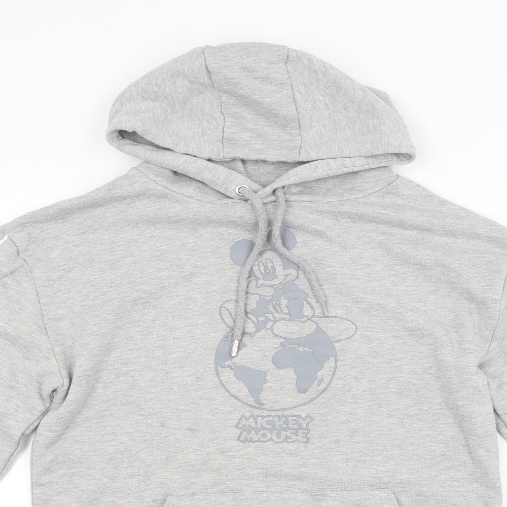 Primark Mens Grey   Pullover Hoodie Size S  - MICKEY MOUSE